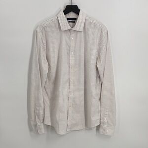 Tommy Hilfiger Athletic Fit Button Front Long Sleeve Shirt- Size 16 1/2